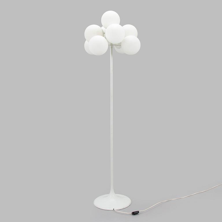 Max Bill, a 1960s/70s floor light, Temde Leuchte, Switzerland.
