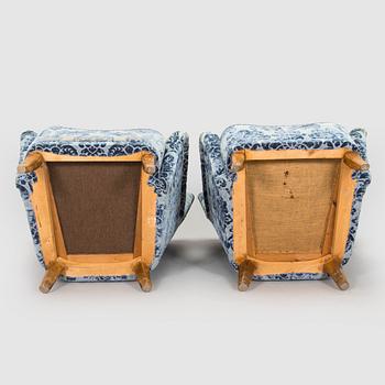 Fåtöljer, ett par, 1900-talets mitt.