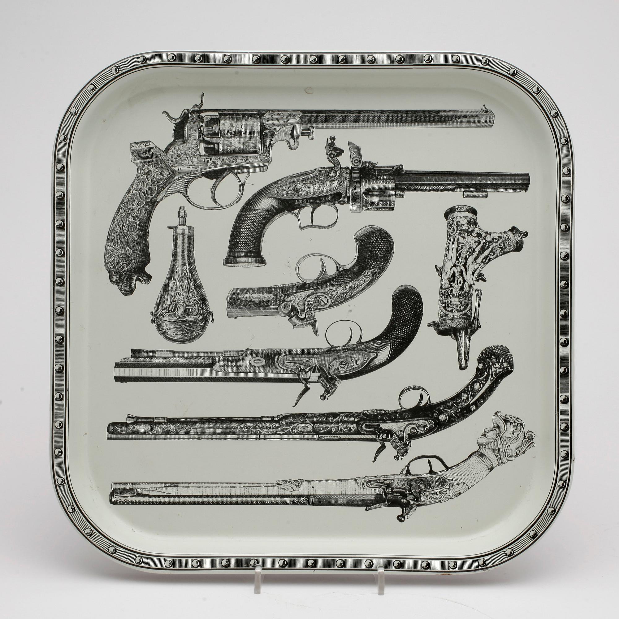 BRICKA, plåt, Piero Fornasetti, Italien 1900-talets mitt.