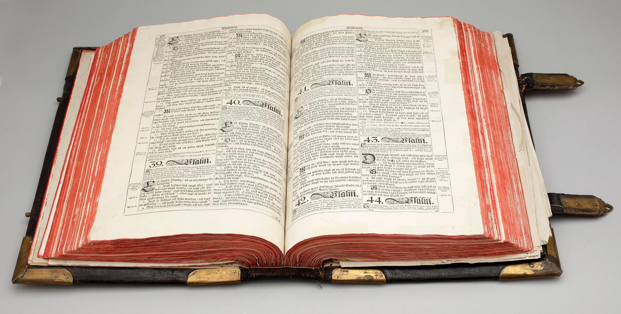 KONUNG KARL XII:s BIBEL, "Biblia Thet är All then heliga skrift...", Stockholm 1703.