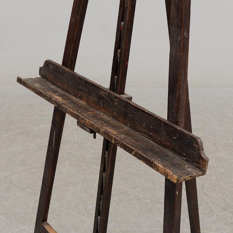 an easel from around 1900.