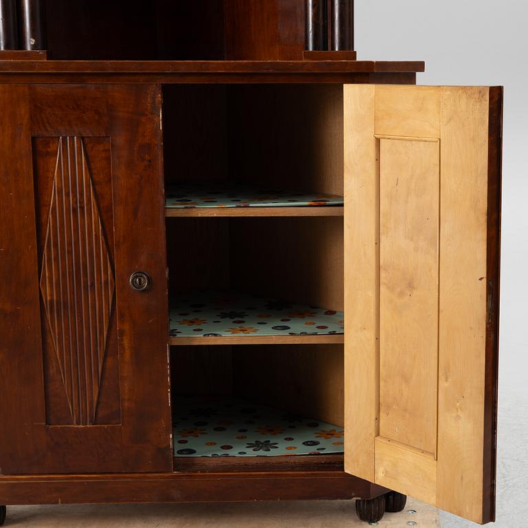 Corner cabinet, 1930s.