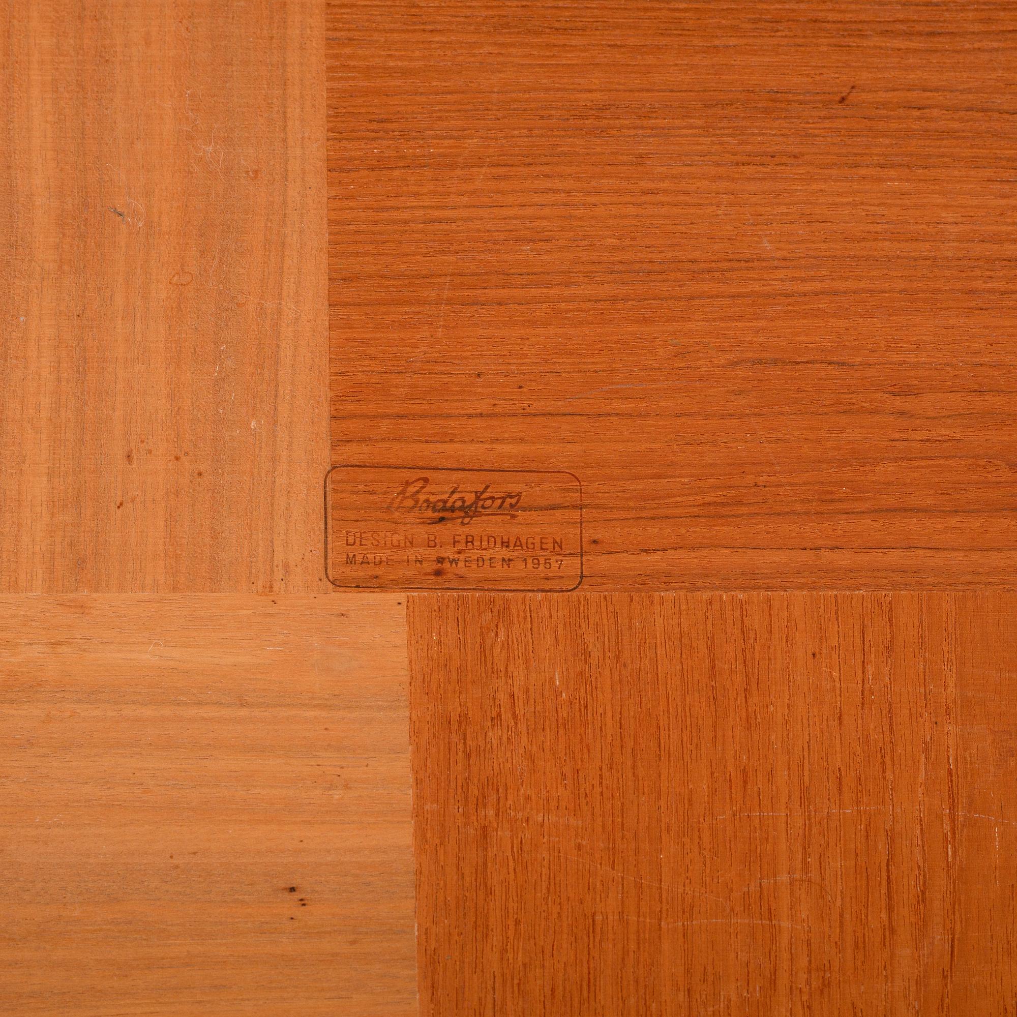 Bertil Fridhagen, soffbord, Swedish Modern, Bodafors, 1957.