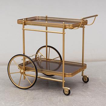 A late 20th Century serving trolley.