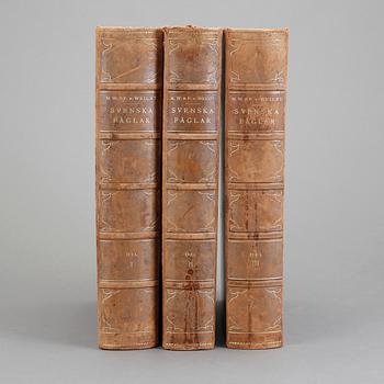 BÖCKER, I-III, "Svenska Fåglar", M,W & F von Wright, Stockholm, 1927-29.