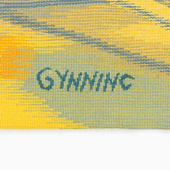 Lars Gynning, a tapestry, tapestry weave, approximately 120 x 177 cm, Pinton Frères, Aubusson, signed PF GYNNING 1/3.