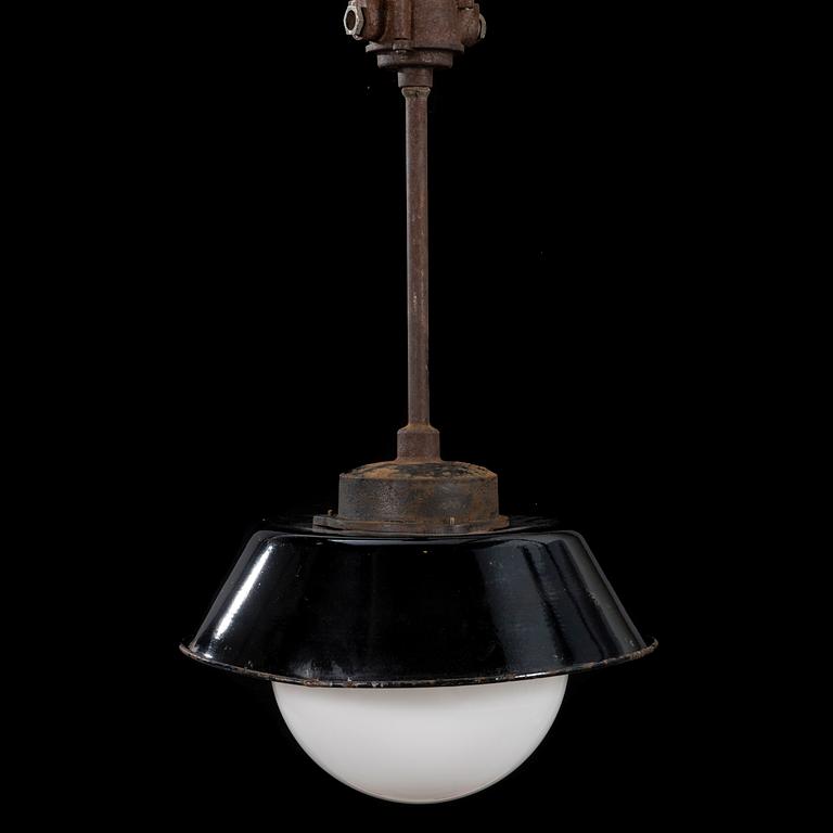 A industrial lamp by Paavo Tynell for Taito Oy, Finland.