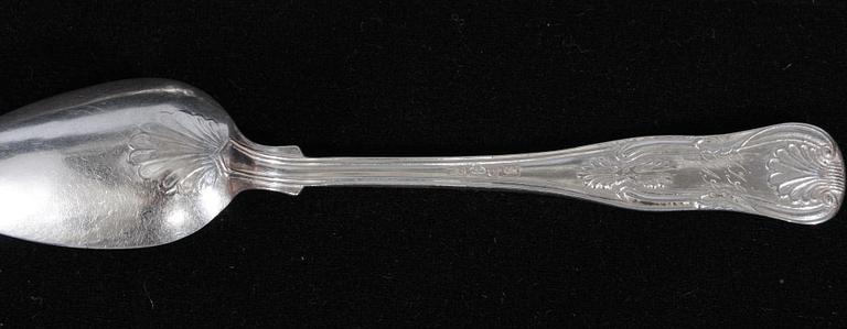 TESKEDAR, 17 st. Silver. Flertal mästare 1855-85.