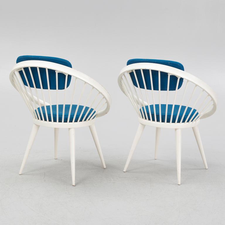 Fåtöljer, ett par, Gessef, italien, 1950/60-tal.