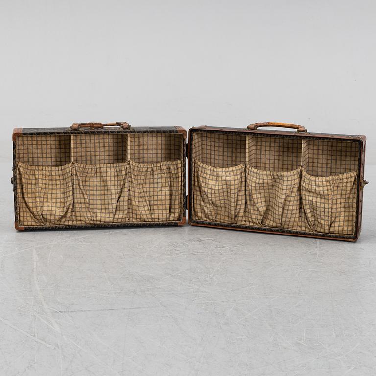 Goyard, a vintage shoe case, early 20th Century.
