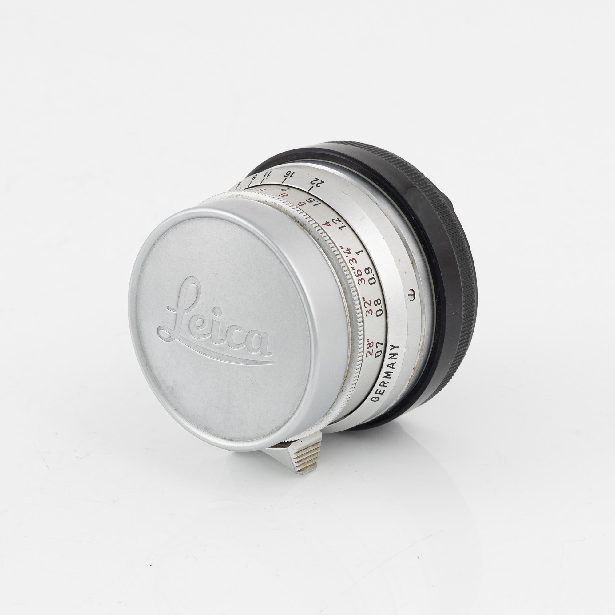 Summaron 35mm f/2.8, no. 1947856, 1962.