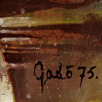 BERTIL GADÖ, olja på duk. Sign o dat 75.