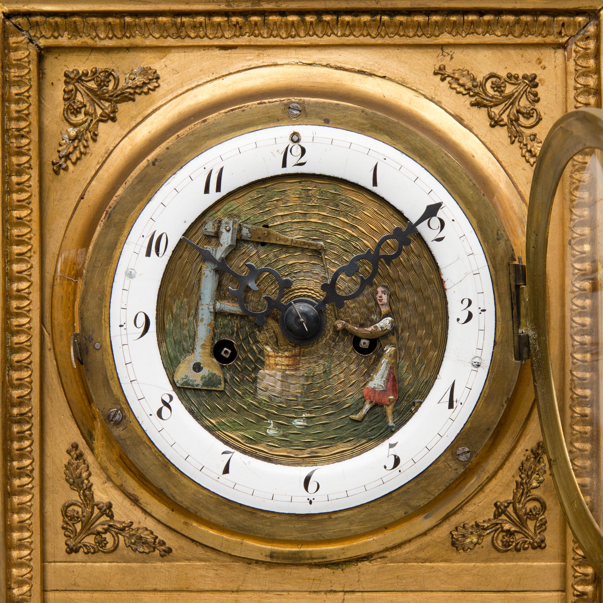 An early 19th Century Viennese wall clock.