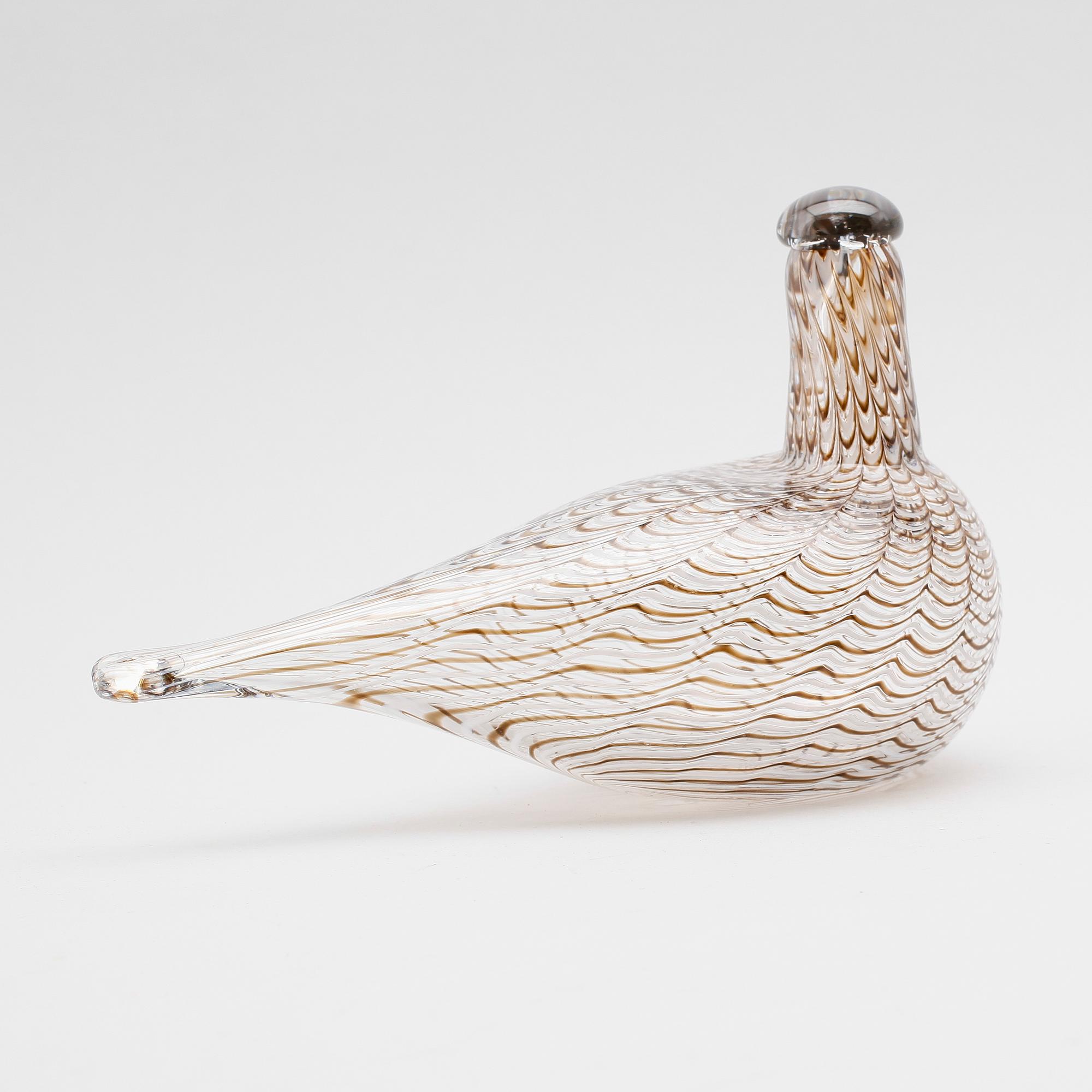 FIGUR, glas, Oiva Toikka, Nuutajärvi, signerad.