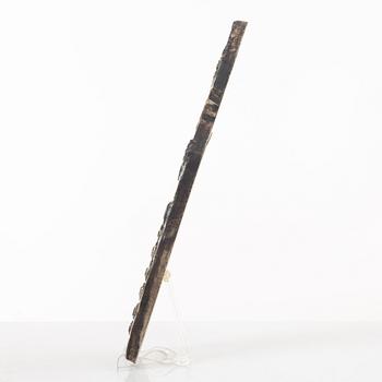 Lisa Larson, väggrelief och figurin, stengods, Gustavsberg.