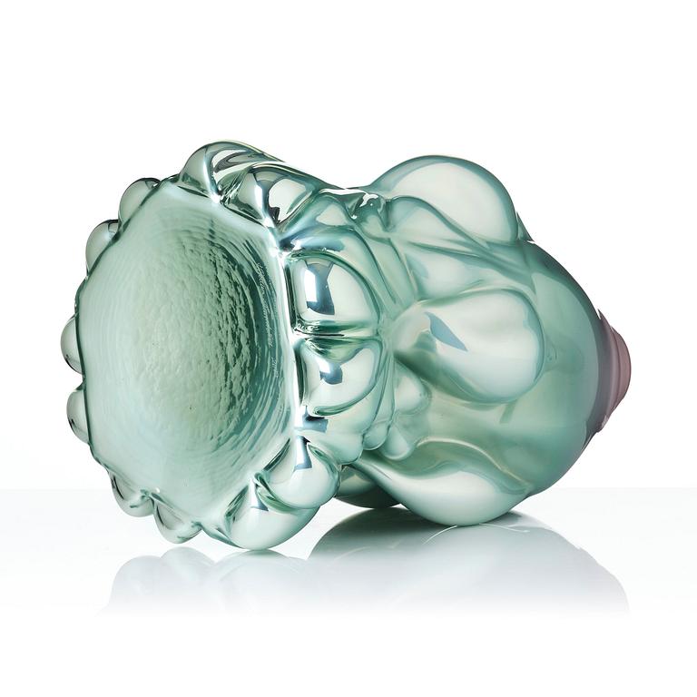 Hanna Hansdotter, "Dripping Print", skulptur, glas, The Glass Factory, Boda Glasbruk, 2019, AP 1.