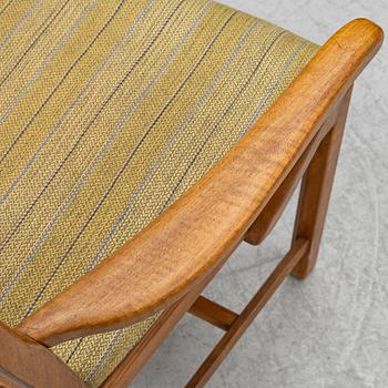 Carl Malmsten, a seven-piece dining suite, 'Ambassadör', Åfors Möbelfabrik.