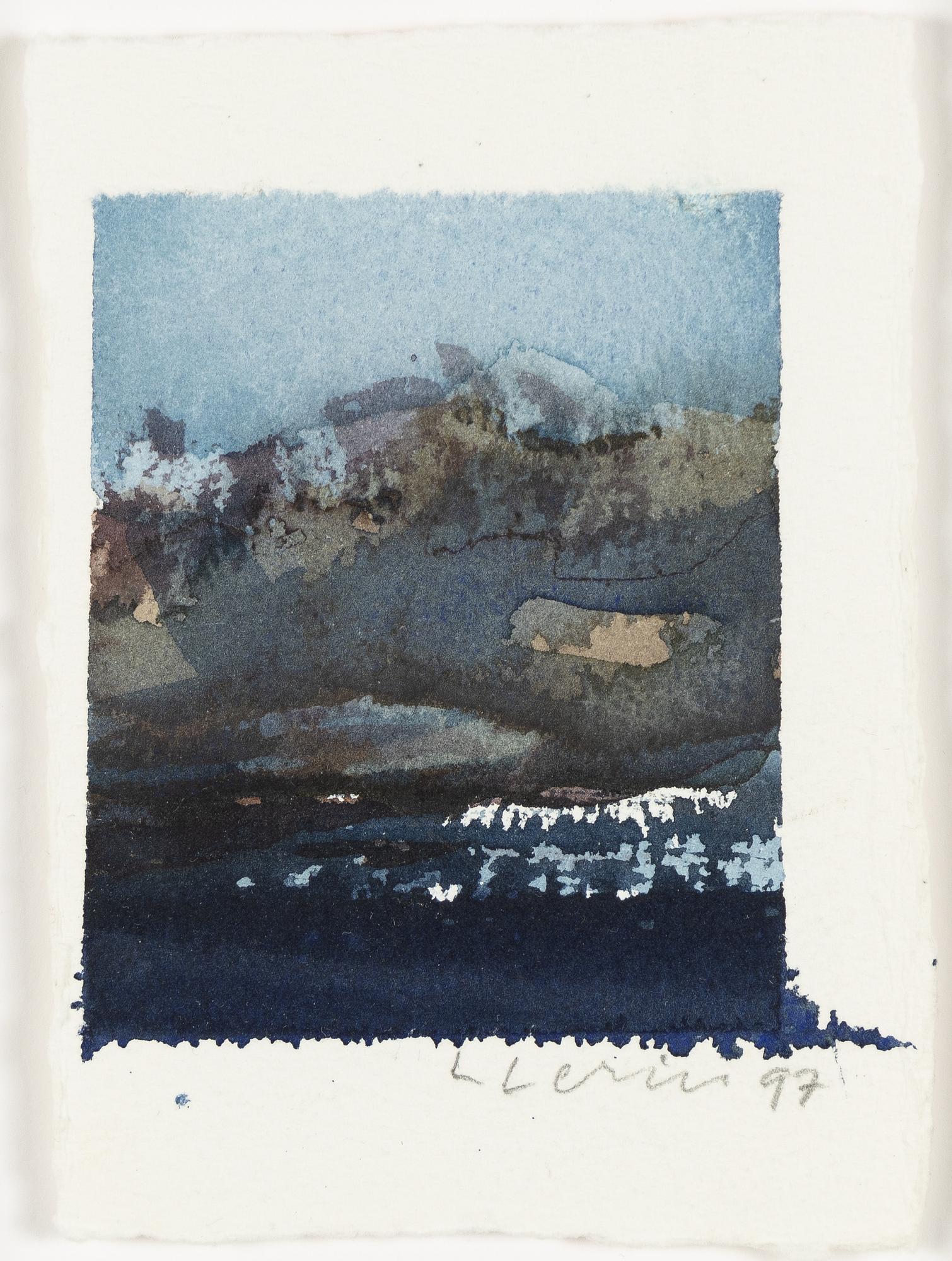 Lars Lerin, Autumn in Lofoten.