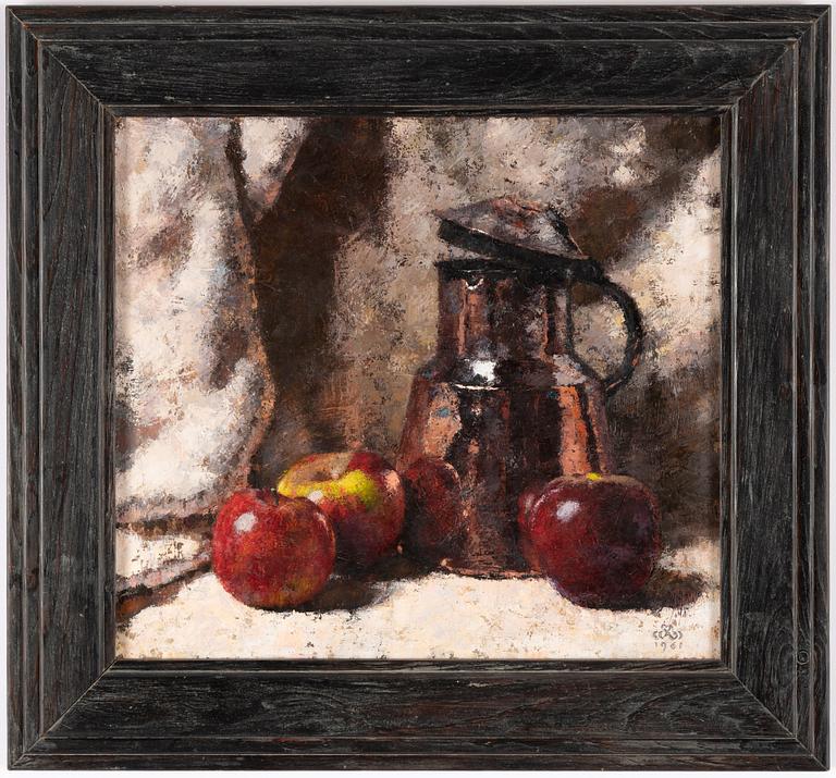 Bror Oscar Eugen Börjeson, Still life with apples.
