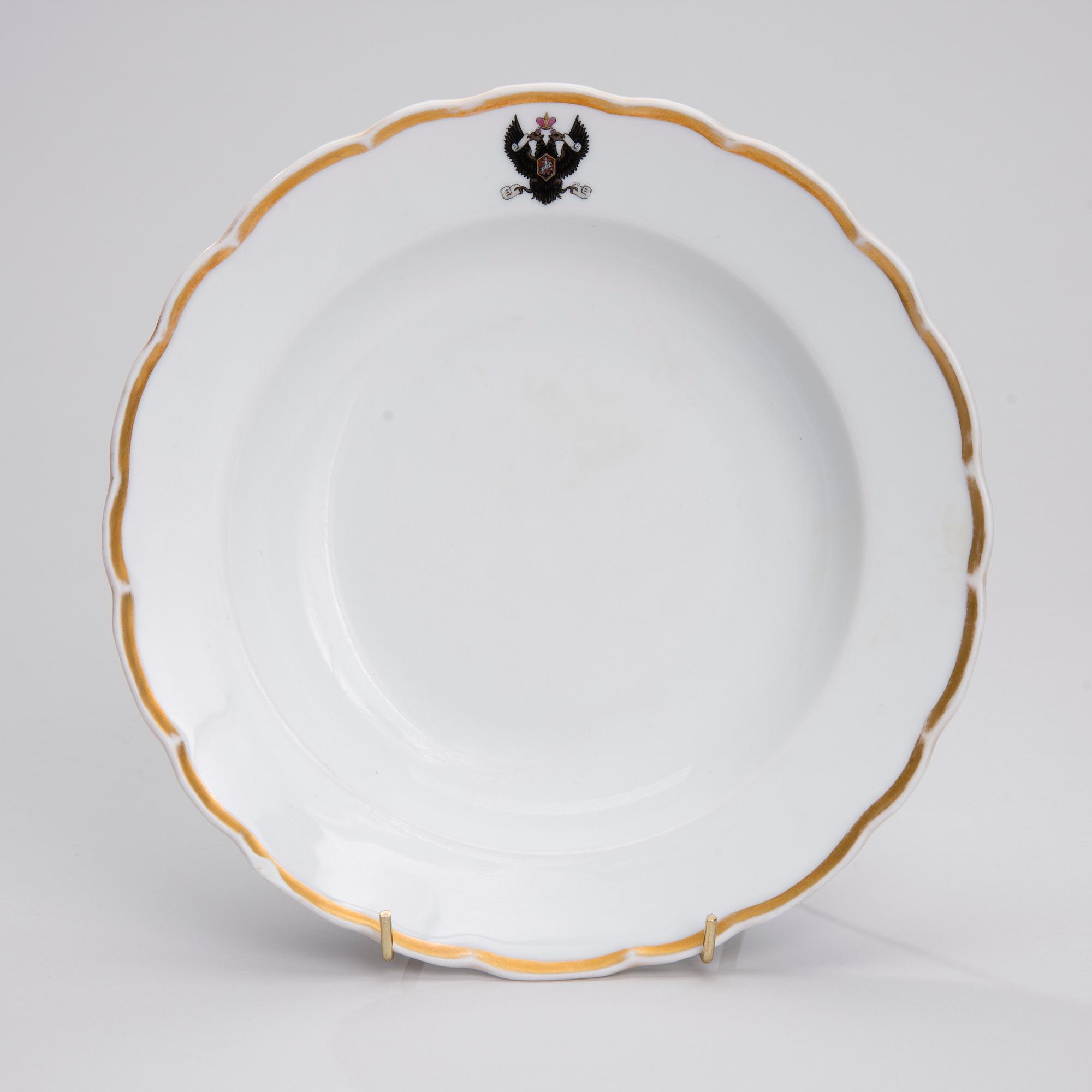 LAUTANEN, posliinia, M.S Kuznetsov, Dmitrov-tehdas, Venäjä 1892-1917.