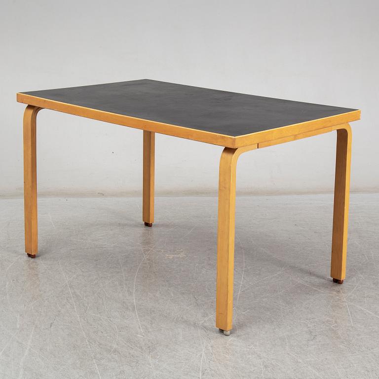 ALVAR AALTO, writing desk with drawer, Artek, Finland, second half of 20th C.