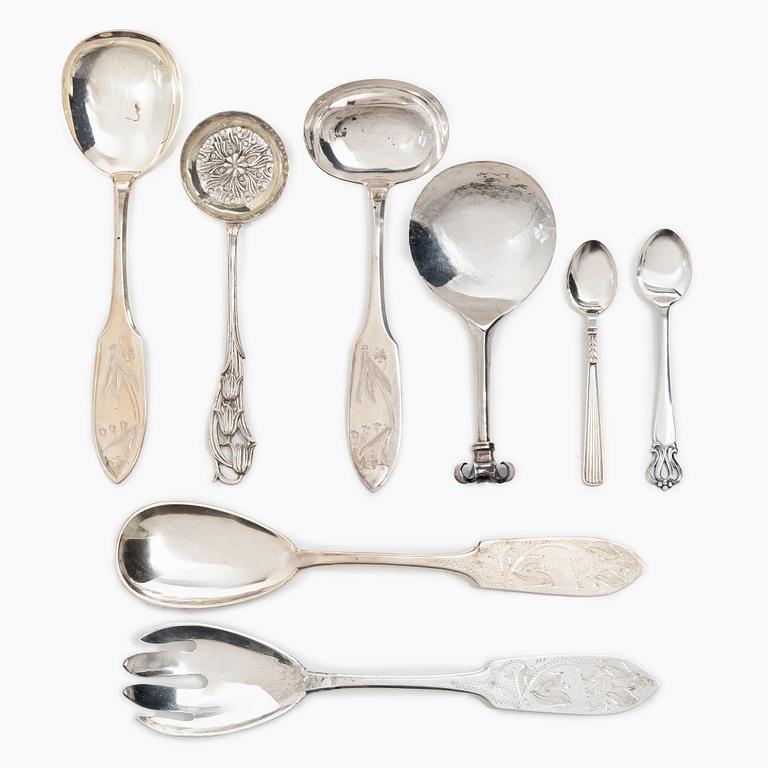 Cutlery, 31 pcs, silver, Sweden 20th century.