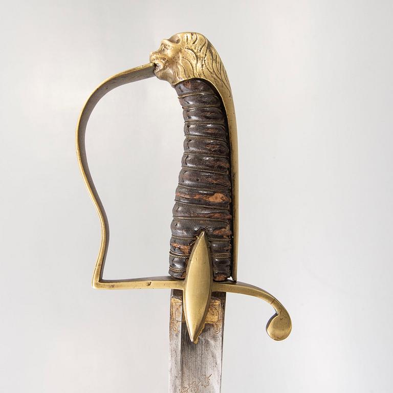 A French Husar officer sword around 1800-1810.