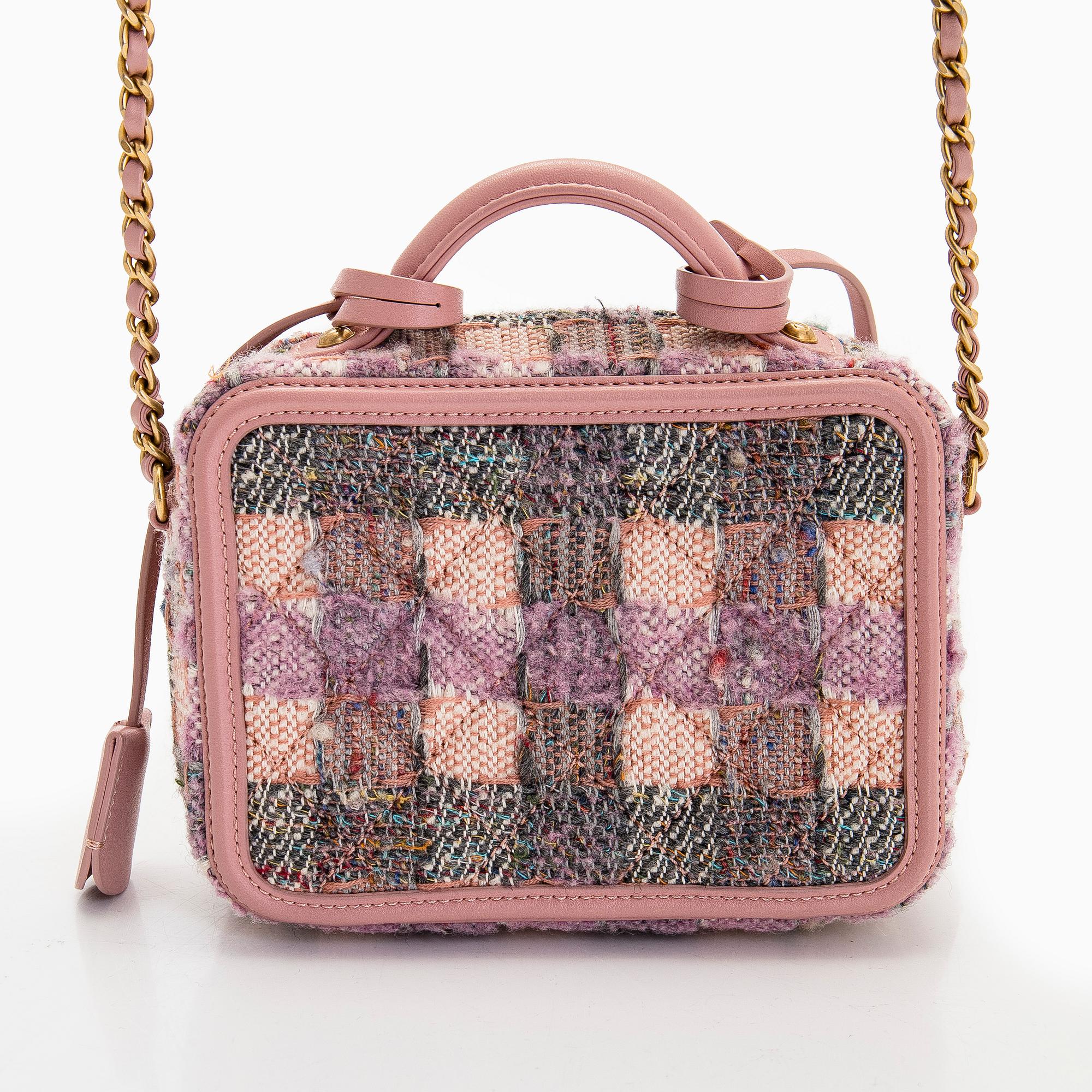 Chanel, a "Small Tweed Filigree Vanity Case" bag, 2019.