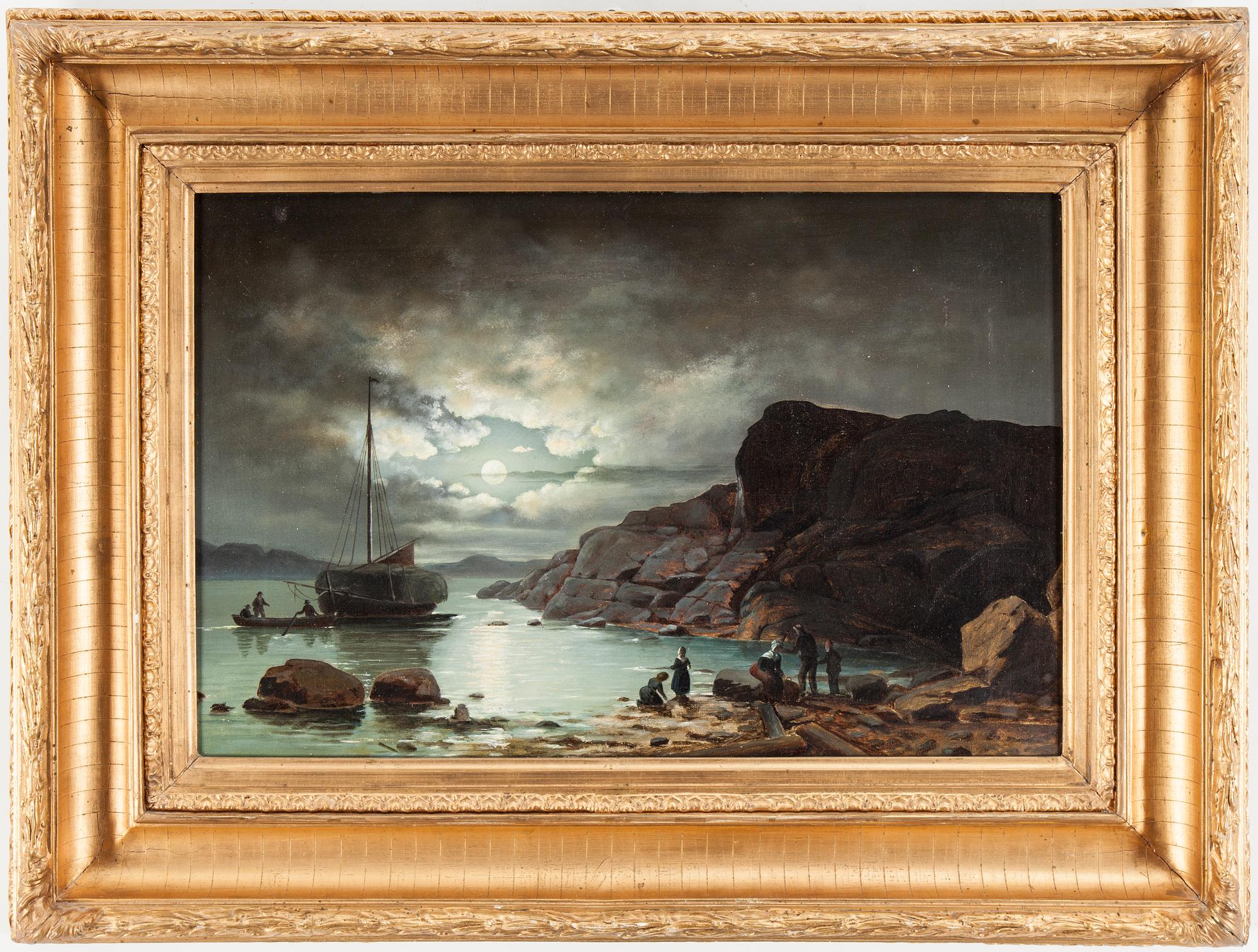 HANS DAHL, tillskriven, olja på duk, bär signatur H. Dahl.