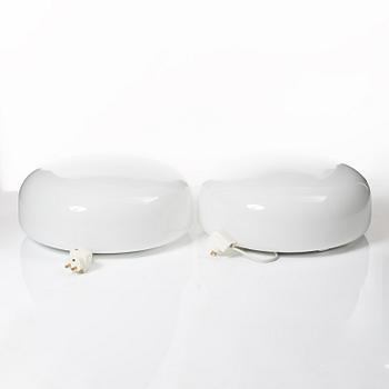 Harald Notini, a pair of ceiling lamps model "10676", Arvid Böhlmarks Lampfabrik, Stockholm, 1930s.