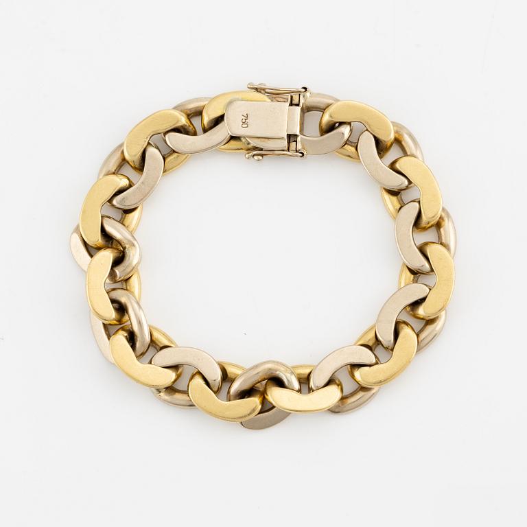 Bracelet 18K gold, two-tone.