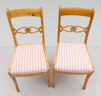 STOLAR, 6 st (5+1), senempire, 1800-talets mitt.
