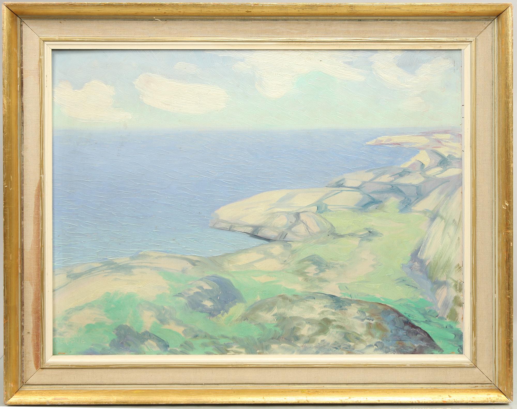 BIRGER EMANUEL HANSSON-BÖE, olja på pannå, sign.