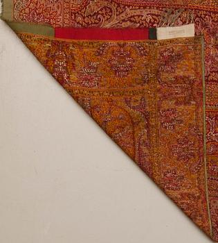SJAL, PAISLEY. Sekelskiftet 18/1900. Ca 335x167 cm.