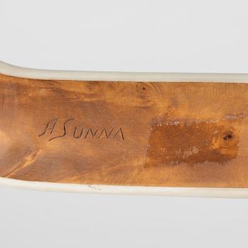 A reindeer horn knife by Anders Sunna, signed.