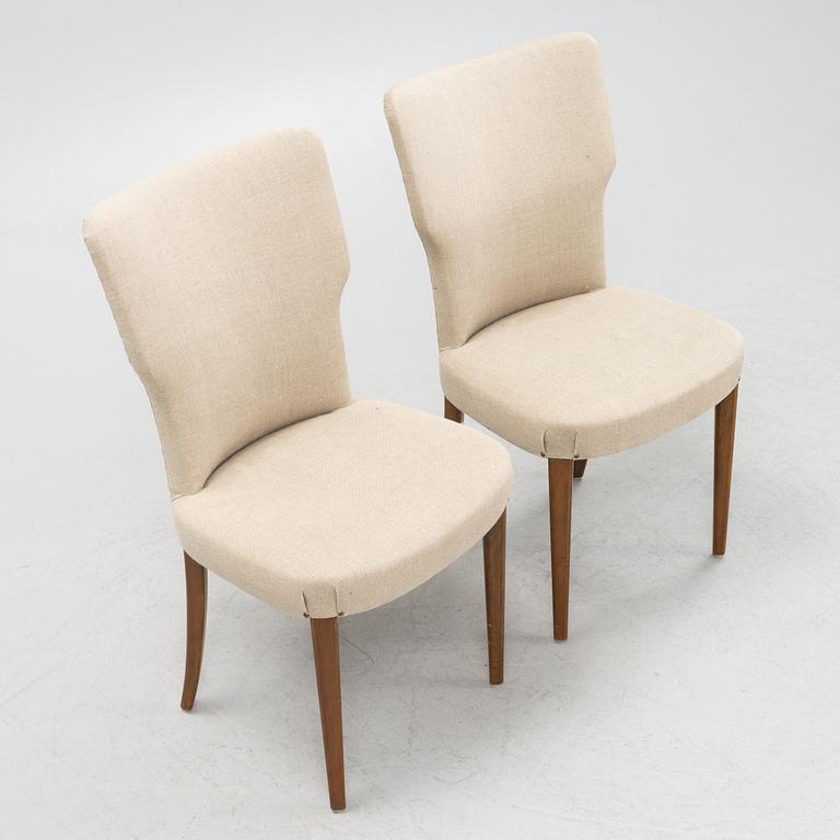 Bertil Fridhagen, a model 'Eugen' dining table, and four chairs from Bodafors, Sweden, 1950's/60's.