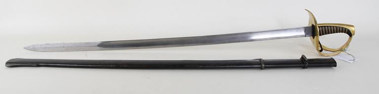 KAVALLERISABEL, Sverige, modell 1864.