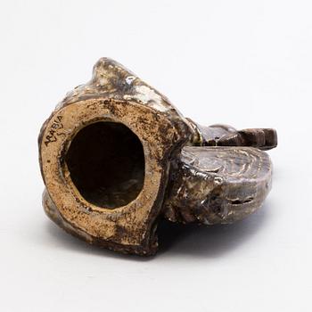 SAKARI VAPAAVUORI, a stoneware sculpture signed VSV Arabia.