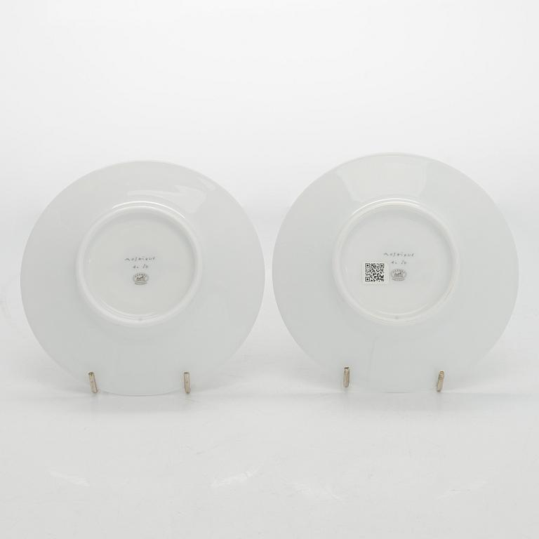 Hermès, koppar med fat, ett par, " Mosaique au 24".