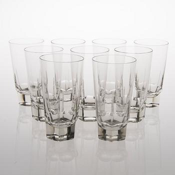 A 38-piece set of glassware from the first half of the 20th Century.