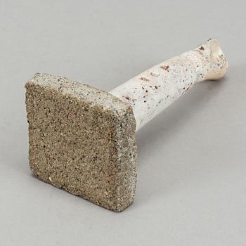 Nils Gunnar Zander, clay, sculpture, signed.