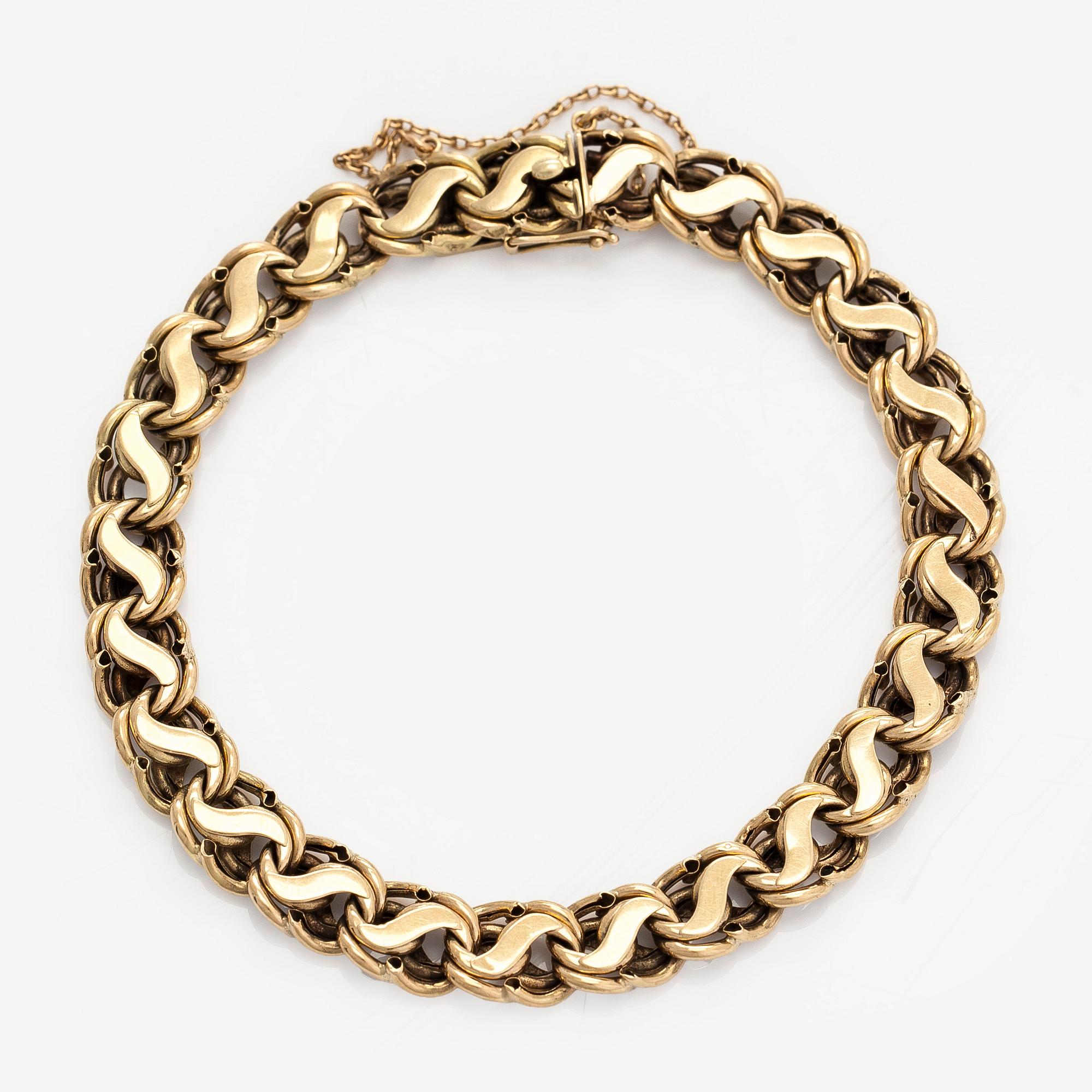 Armband, 14K guld.