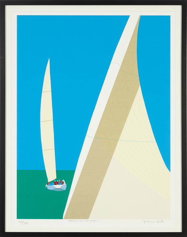 Franco Costa, färgserigrafi, signerad 143/250.