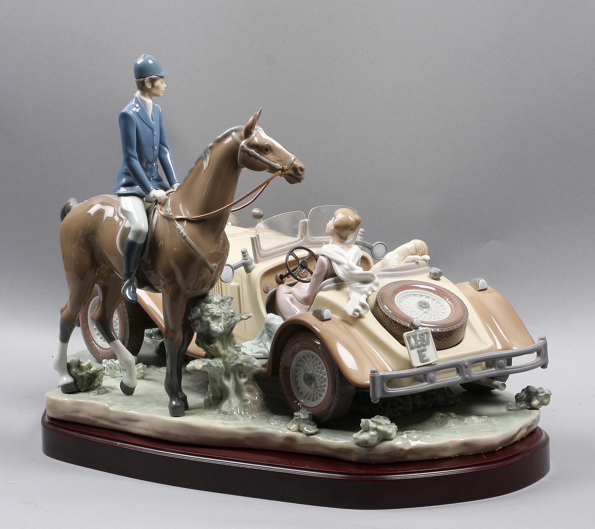 FIGURIN, porslin, Lladro. Märkt No. 841. Tillverkningsår 1991.