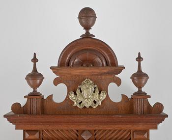 VÄGGPENDYL, nyrenässans, Junghans, Tyskland, 1800-talets slut.