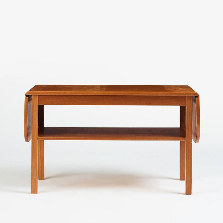 Josef Frank, a mahogany drop leaf table, Svenskt Tenn Sweden 1950s-1960s, model nr 1059.