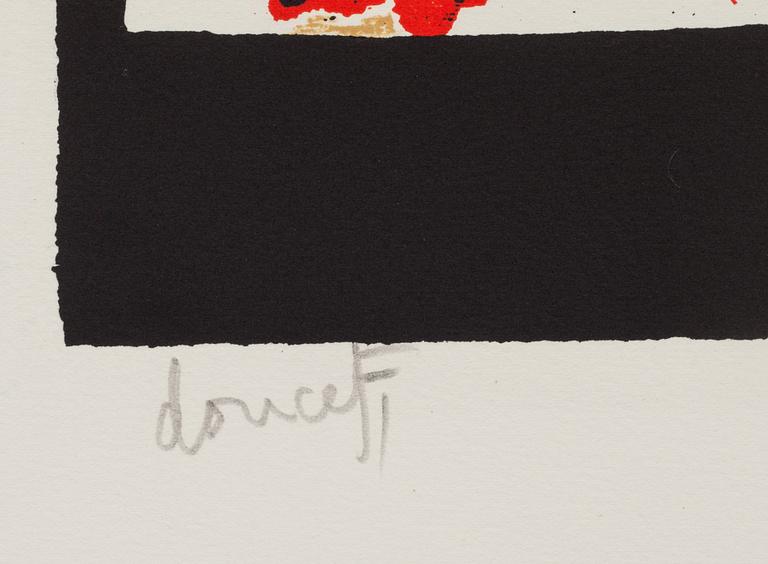 JACQUES DOUCET, färglitografi, signerad och numrerad 116/150.