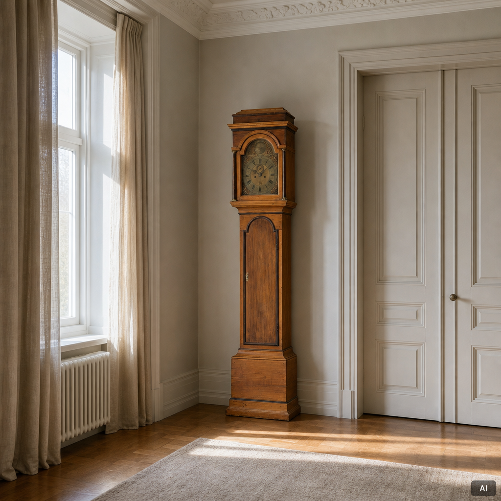 Longcase clock, by William Barrow (clockmaker in London 1700–36).