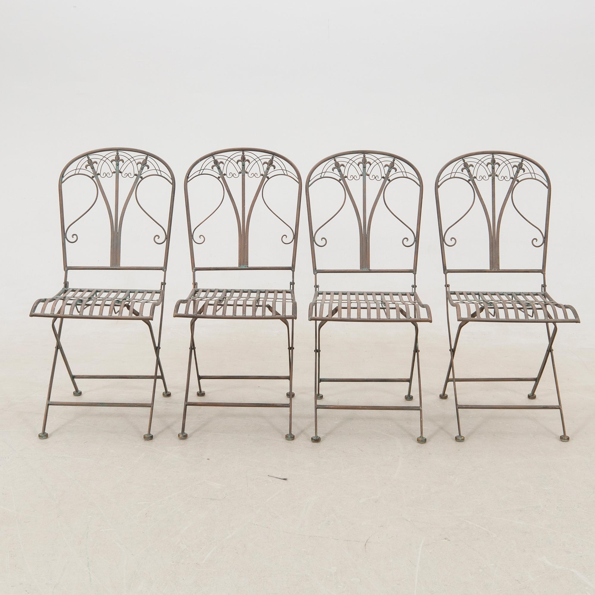 Garden furniture 5 pcs late 20th century/21st century.