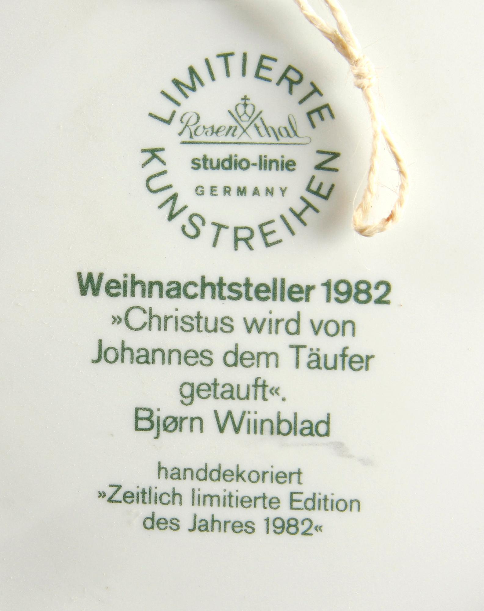 TALLRIKAR, 12 st, porslin, Björn Wiinbladh, Rosenthal.